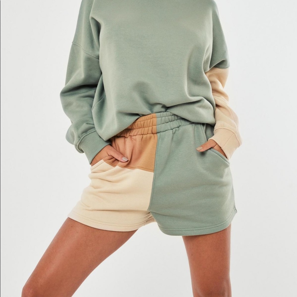 Missguided NWT colour blocking jogger shorts 🩳